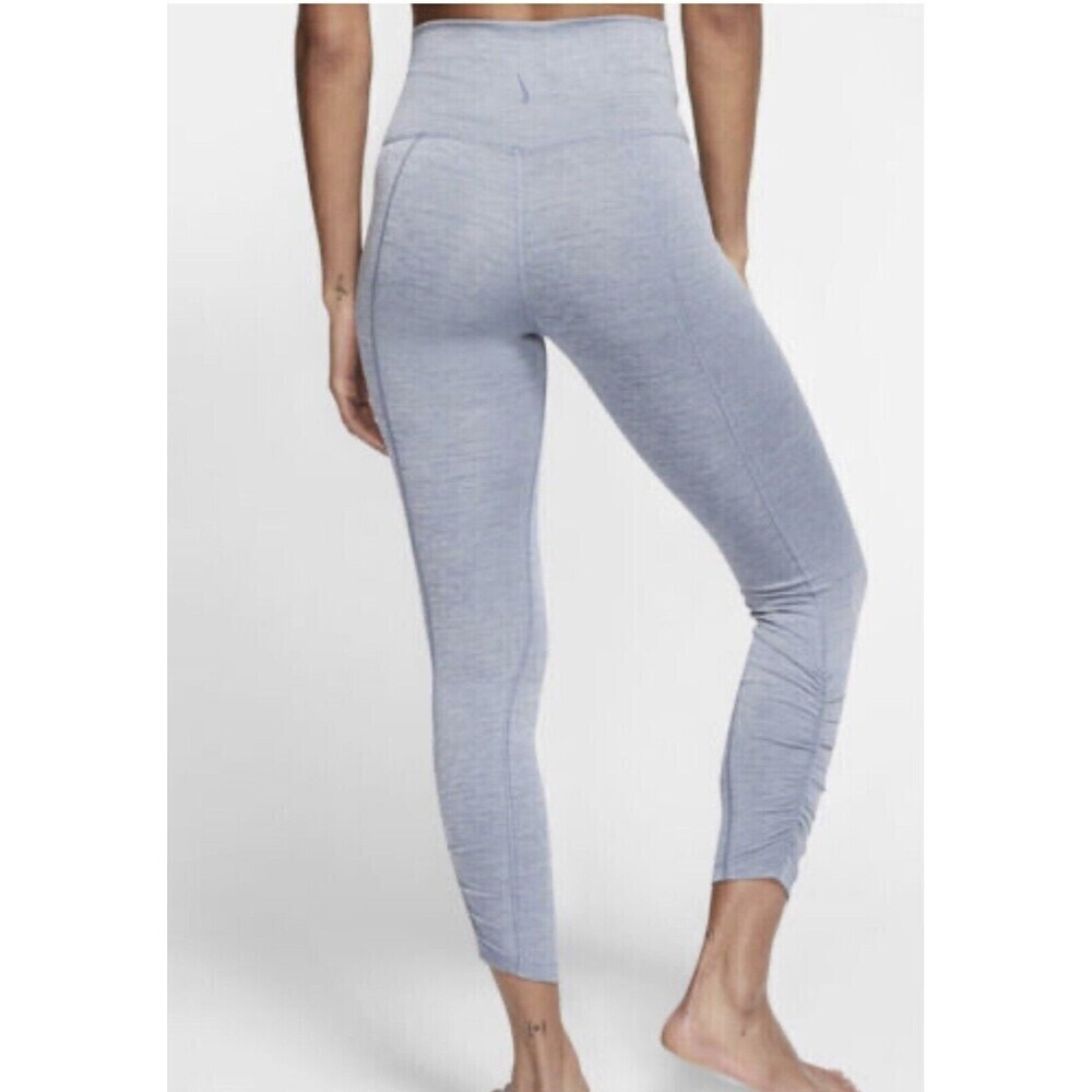 Nike Women's Yoga Runched 7/8 Training Tights Size Small CJ3683-491 $65 EUC